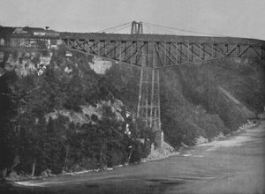 Le pont cantilever de Niagara, 19e siècle