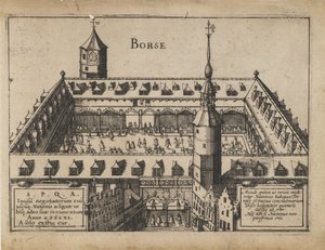 La Vieille Bourse à Anvers, début du XVIIe siècle