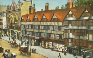 Les vieilles maisons, Holborn, Londres, vers 1910