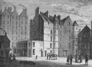 Le Vieux Tolbooth, Édimbourg, vers 1880
