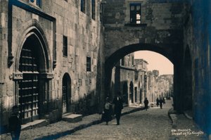 La vieille ville de Rhodes, Grèce, 1936