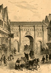 Le vieux Temple Bar en bois, 1897