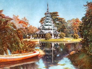 La Pagode, Eden Gardens, Calcutta, Inde, début du 20e siècle