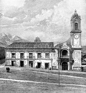 Le Palais du Congrès, La Paz, Bolivie, 1895 - Unbekannt