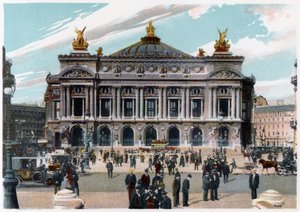 Le Palais Garnier, Paris, vers 1900