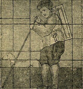 Le colporteur et son chien, anciennement dans l