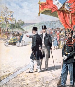 Le Shah persan Mozzafar al-Din Shah Qajar en France, 1902