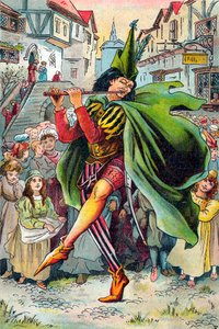 Le joueur de flûte de Hamelin emmenant les enfants, vers 1899