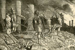 La charrue passant sur le site de Carthage, 1890