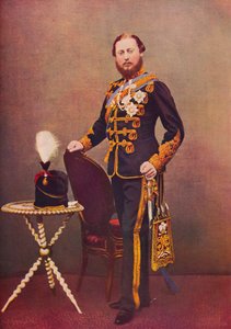 Le Prince de Galles en tant que colonel des 10e Hussards, vers 1865