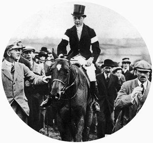 Le prince de Galles aux courses de chasse de Grafton sur Pet Dog, vers les années 1930 - Unbekannt