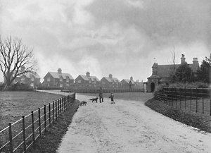 Le village modèle du prince de Galles à Sandringham, vers 1896