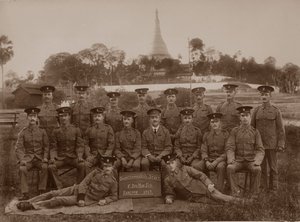 Le personnel du quartier-maître du 1er Royal Munster Fusiliers, Rangoon, Birmanie, 1913 - Unbekannt