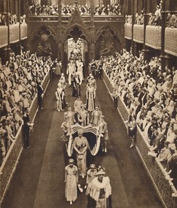 La procession de la reine mère, 12 mai 1937