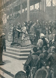 La Reine ouvrant le Crystal Palace, 1906
