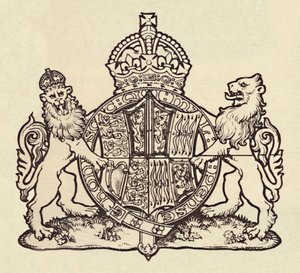 Les armoiries de la reine, 1937