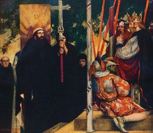 La Réception de Saint Augustin par Ethelbert, 1912 - Unbekannt