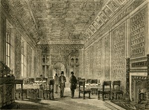 Salle de rafraîchissement de la Chambre des Lords, 1881