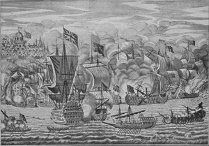 Le soulagement de Gibraltar, vers 1710