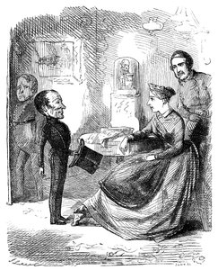 Les pages rivales, vers 1840, 1900