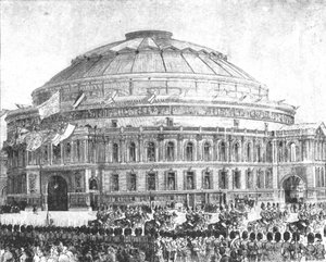 Le Royal Albert Hall, 1871: Inauguré par la reine Victoria, 29 mars 1901