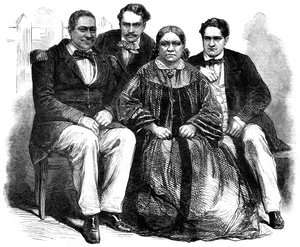 La famille royale de Tahiti, 1864