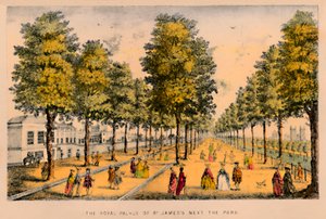 Le Palais Royal de St. James à côté du parc, vers 1870 - Unbekannt