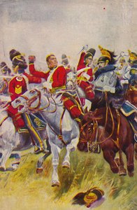 Les Royal Scots Greys. La charge des Greys à Waterloo, 1815, 1939