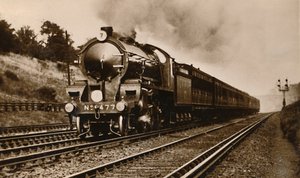 Le S.R. West of England Express passant par Earlsfield, début du 20ème siècle