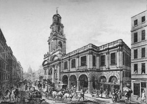 La deuxième Bourse royale, façade sud, en 1788 - Unbekannt