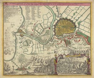 Le siège de Dantzig, 1734