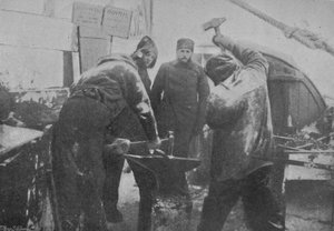 La forge à bord du Fram, 1897