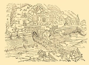 Les Espagnols capturent Anvers dans leur longue lutte avec les Hollandais, 1576, vers 1930 - Unbekannt
