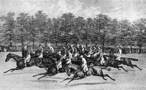 Le départ pour le St. Leger, 1851, 1911