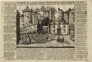 La prise de la Bastille le 14 juillet 1789 - Unbekannt