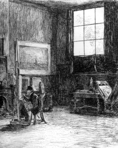 Le studio nord, vers 1880-1882