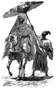 Le sultan du Maroc, vers 1890