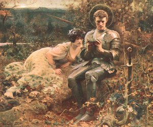 La Tentation de Sir Percival, vers 1894, vers 1902 - Unbekannt