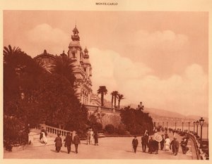 Les terrasses et le casino, Monte Carlo, 1930 - Unbekannt