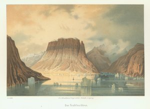 Le Teufelsschloss dans le fjord Kejser Franz Joseph. La deuxième expédition allemande au pôle Nord
