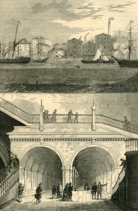 Le tunnel de la Tamise tel qu