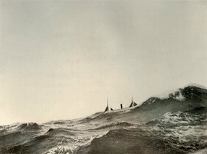 Le remorqueur Koonya...dans une mer agitée, 1908, 1909