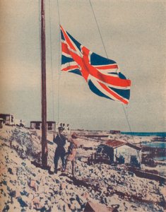 Le Union Jack flotte sur Tobrouk