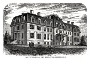 Université du Nouveau-Brunswick, Fredericton, Canada, XIXe siècle - Unbekannt