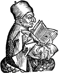 Le Vénérable Bède c. 673-735, théologien, érudit et historien anglo-saxon, 1493