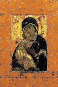 La Vierge de Vladimir, icône byzantine, début du 12e siècle