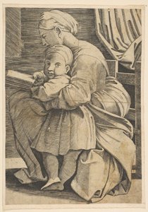 La Vierge lisant avec l