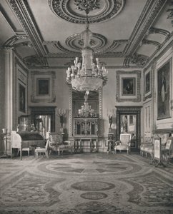 Le salon blanc, château de Windsor, 1927