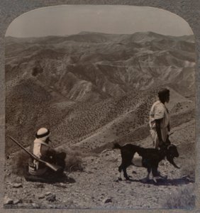 Le désert de Judée et le lieu du bouc émissaire, vers 1900