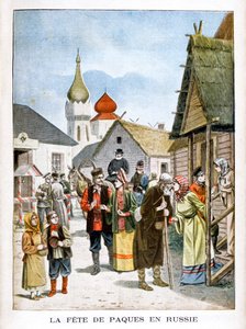 La fête du tonneau, Russie, 1901